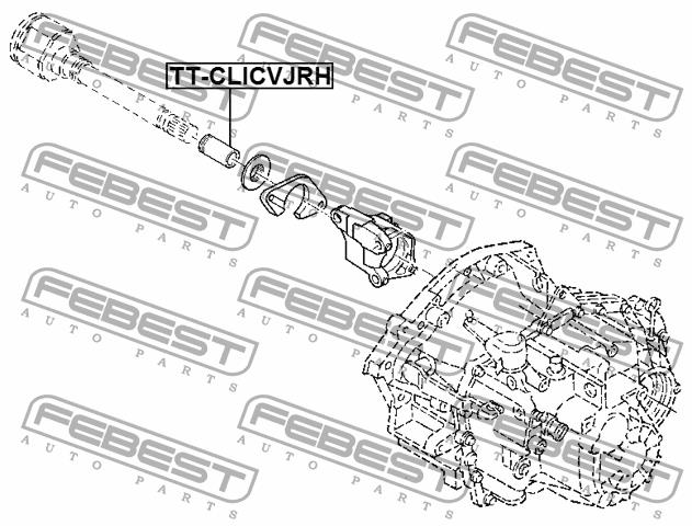 Bushings Febest TT-CLICVJRH