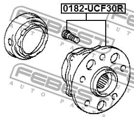 Febest Rear wheel hub – price 370 PLN