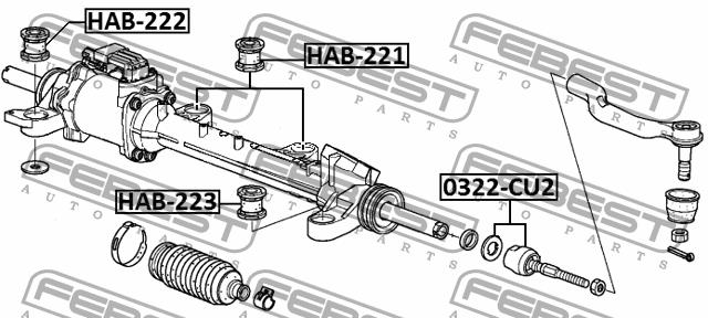 Buy Febest HAB222 – good price at EXIST.AE!