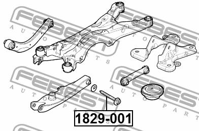Febest Eccentric bolt – price [object Object] PLN