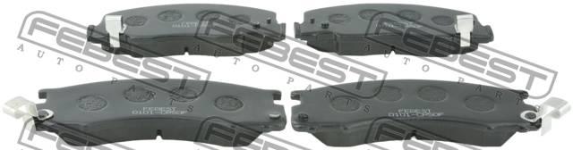 Front disc brake pads, set Febest 0101-CR50F