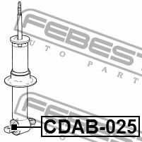 Silent block front shock absorber Febest CDAB-025