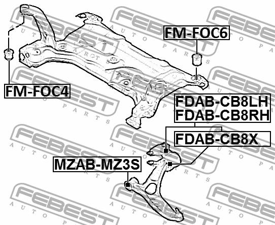 Buy Febest FDAB-CB8X at a low price in United Arab Emirates!
