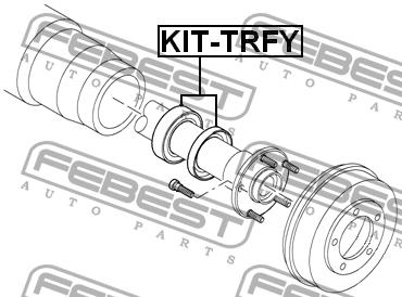 Axle bearing Febest KIT-TRFY