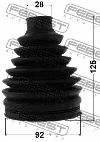 Febest CV joint boot outer – price 112 PLN