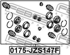 Febest Brake caliper repair kit – price 21 PLN