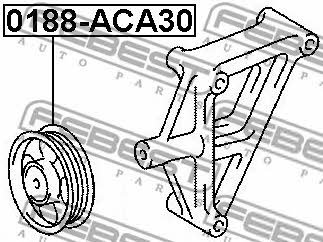 DRIVE BELT IDLER Febest 0188-ACA30