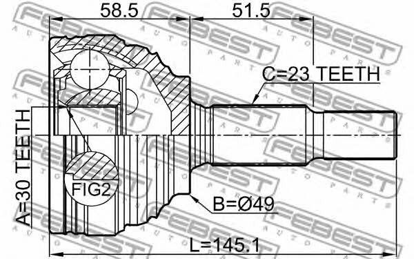Buy Febest 0210-G15RA at a low price in United Arab Emirates!