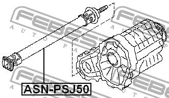 Febest Propeller shaft – price 613 PLN