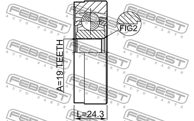 Buy Febest 2711XC60SHA – good price at EXIST.AE!