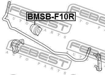 Rear stabilizer bush Febest BMSB-F10R