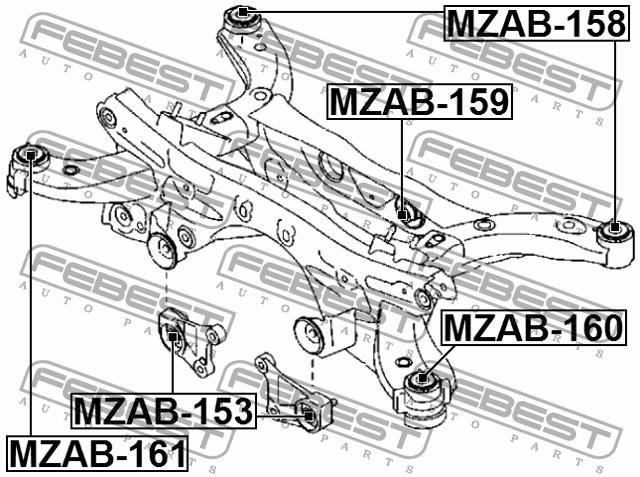 Buy Febest MZAB158 – good price at EXIST.AE!