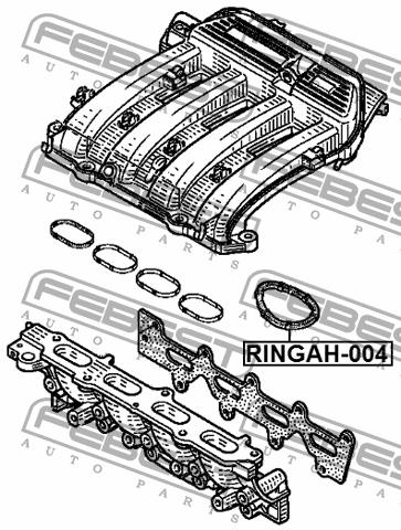 Intake manifold gasket Febest RINGAH-004