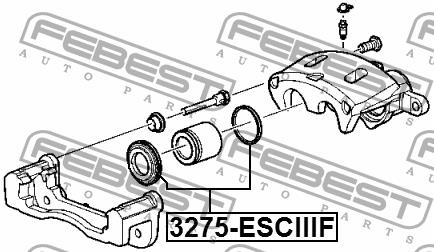 Repair Kit, brake caliper Febest 3275-ESCIIIF