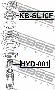 Febest Shock absorber bearing – price 47 PLN