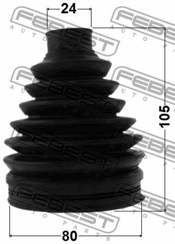 Febest CV joint boot outer – price [object Object] PLN
