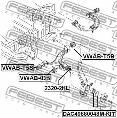 Febest Ball joint – price 52 PLN