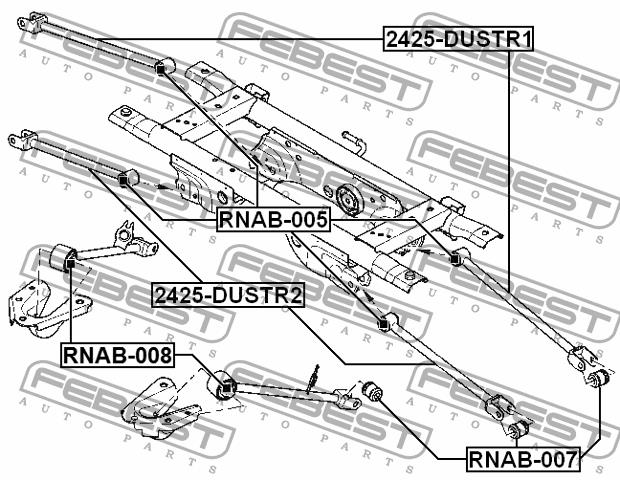 Buy Febest 2425DUSTR2 – good price at EXIST.AE!