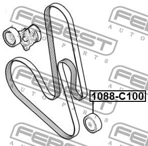 Febest DRIVE BELT IDLER – price 68 PLN