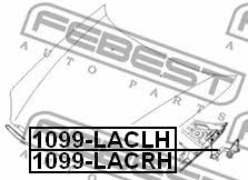 Hood hinge right Febest 1099-LACRH