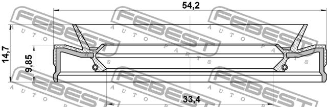 Buy Febest 95HEY35541015U – good price at EXIST.AE!