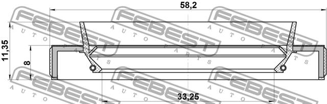 Buy Febest 95HBY35580811R – good price at EXIST.AE!