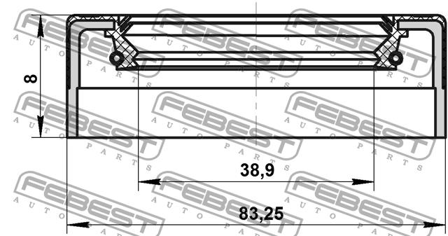 Buy Febest 95NEY42830808C – good price at EXIST.AE!