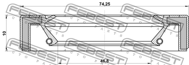 Buy Febest 95GAY48741010X – good price at EXIST.AE!