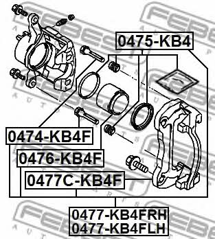 Buy Febest 0477C-KB4F at a low price in United Arab Emirates!
