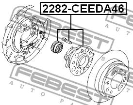 Wheel Hub Febest 2282-CEEDA46