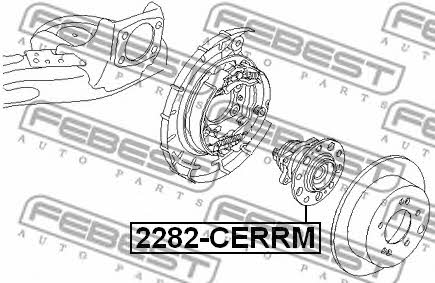 Wheel Hub Febest 2282-CERRM