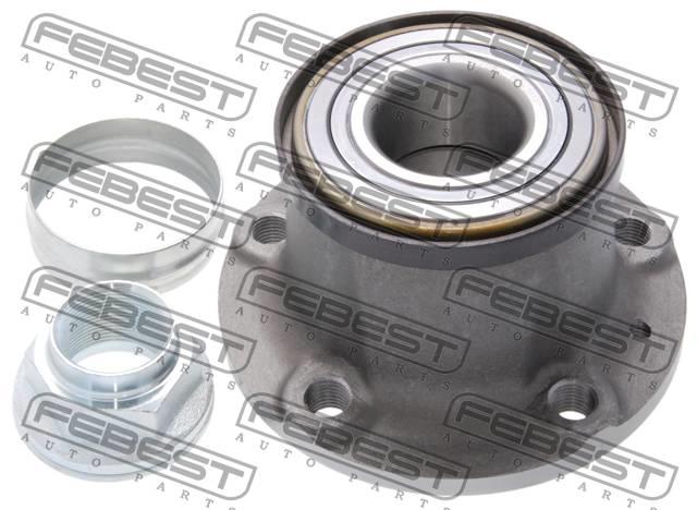 Rear wheel hub Febest 2582-BOX3MR