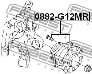 Febest Rear wheel hub – price [object Object] PLN