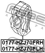 Febest Brake caliper front left – price