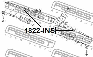 Inner Tie Rod Febest 1822-INS