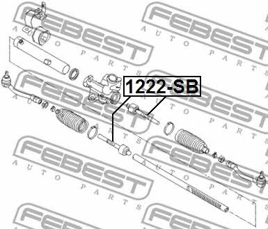 Febest Inner Tie Rod – price 39 PLN