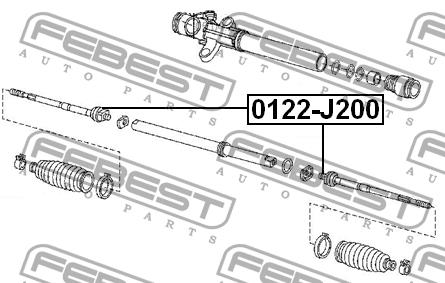 Febest Inner Tie Rod – price 40 PLN