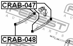 Febest Silent block rear wishbone – price [object Object] PLN