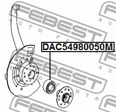 Febest Front wheel bearing – price [object Object] PLN