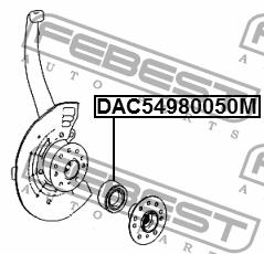 Buy Febest DAC54980050M at a low price in United Arab Emirates!