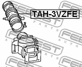 Air filter nozzle, air intake Febest TAH-3VZFE