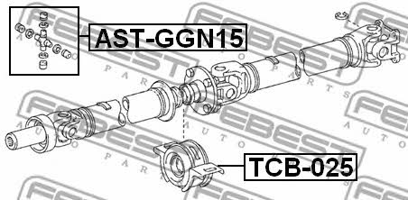 Febest Driveshaft outboard bearing – price 120 PLN