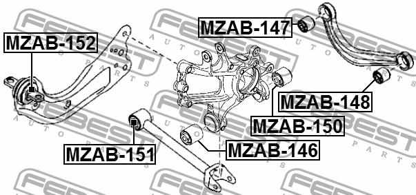 Buy Febest MZAB148 – good price at EXIST.AE!