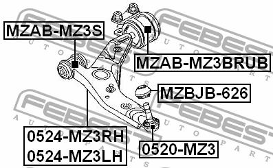 Buy Febest MZAB-MZ3BRUB at a low price in United Arab Emirates!