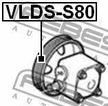 Power Steering Pulley Febest VLDS-S80