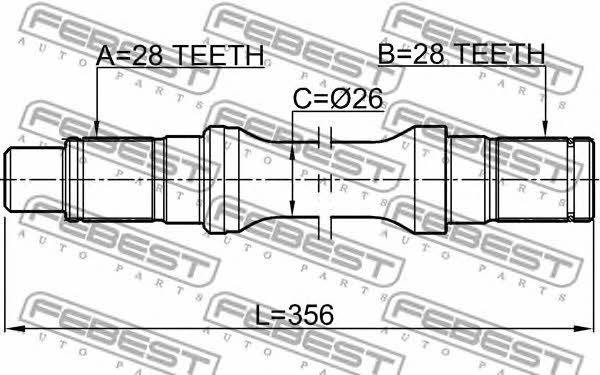 Buy Febest 0512-BT50LH at a low price in United Arab Emirates!