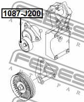 Febest DRIVE BELT IDLER – price [object Object] PLN