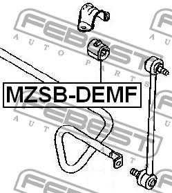 Febest Front anti roll bar bush – price 19 PLN