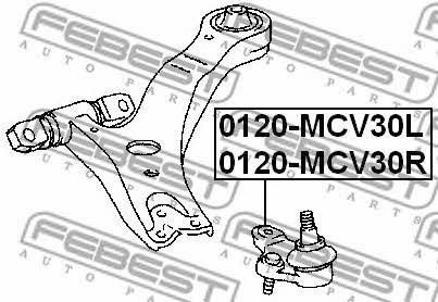 Buy Febest 0120MCV30L – good price at EXIST.AE!