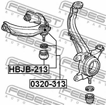 Ball joint Febest 0320-313